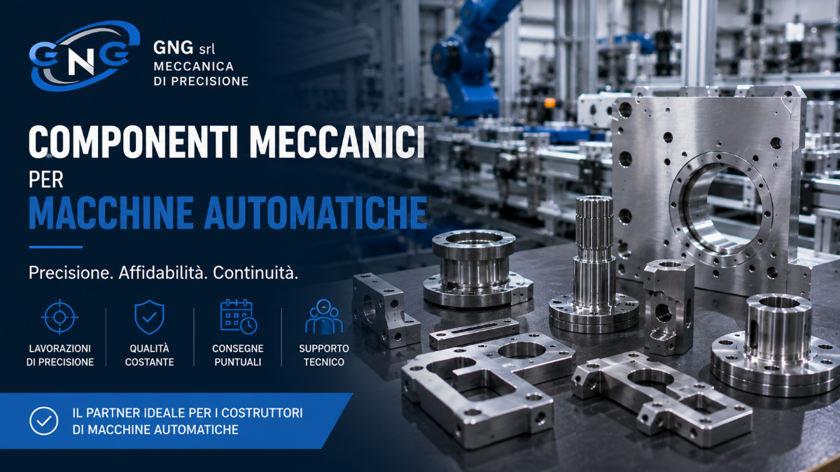 Componenti meccanici per costruttori di macchine automatiche: il valore di un partner affidabile | GNG Meccanica Srl Carpenteria Meccanica Industriale Parma Bologna Milano Verona Genova Firenze